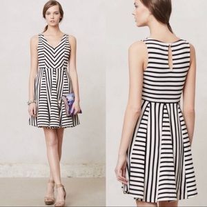 Anthropologie Saturday Sunday dress striped flare